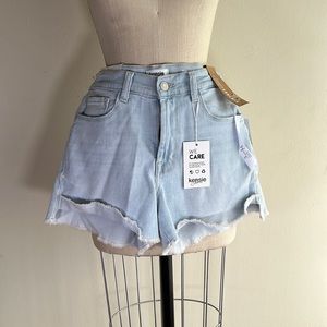 NWT Kensie Vintage Luxe High Rise Denim Shorts SZ-27